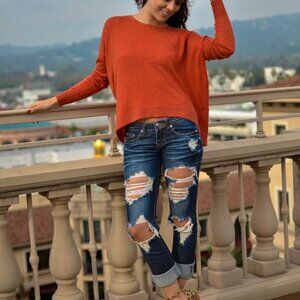 Women's Rust Sweater